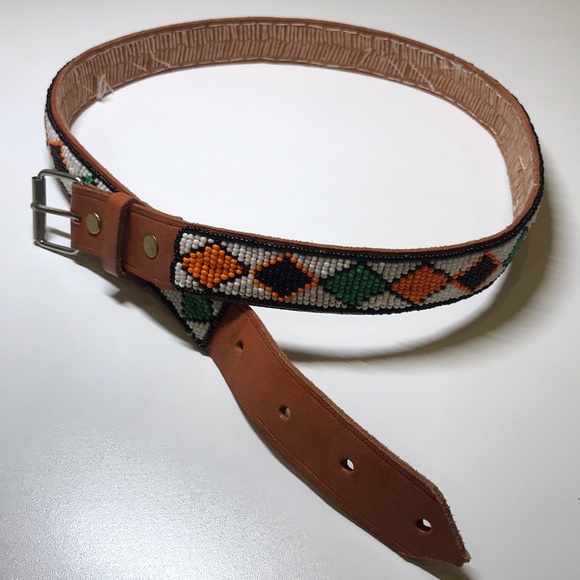 🚫SOLD🚫: Native African Tribe Handmade Belt (38 in length) - Picture 4 of 9